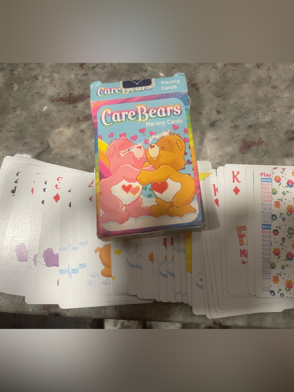Care Bears Playing Cards - complete